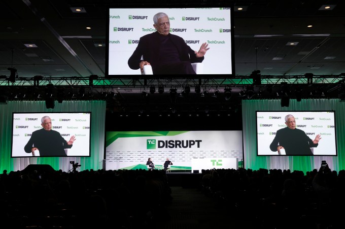 54886724105_a50601b7a6_k SAN FRANCISCO, CALIFORNIA - OCTOBER 28: (L-R) Connie Loizos, Editor-in-Chief & GM of TechCrunch, and Vinod Khosla, Founder, Khosla Ventures, speak onstage during day two of TechCrunch Disrupt 2025 at Moscone Center on October 28, 2025 in San Francisco, California. (Photo by Kimberly White/Getty Images for TechCrunch)