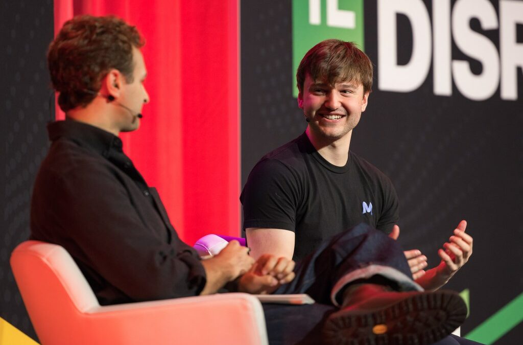 Mercor CEO Brendan Foody at TechCrunch Disrupt 2025.
