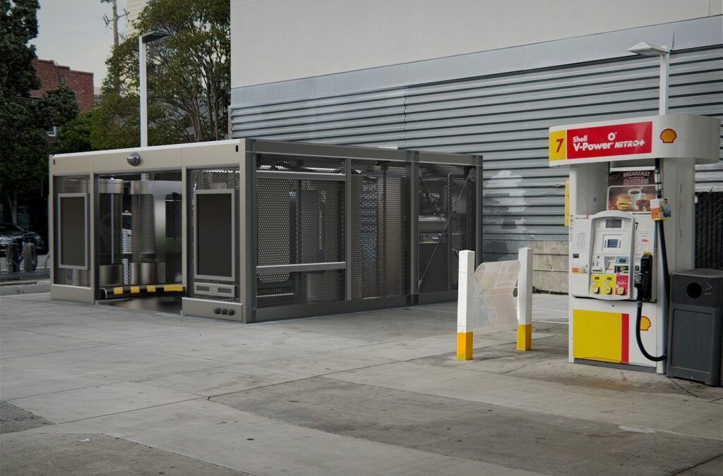 Aseon Labs' rendering of one of its automated robotaxi pods.