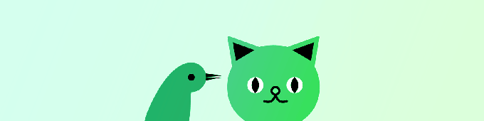 blinky-cat-bird-green-1 blinky cat bird green