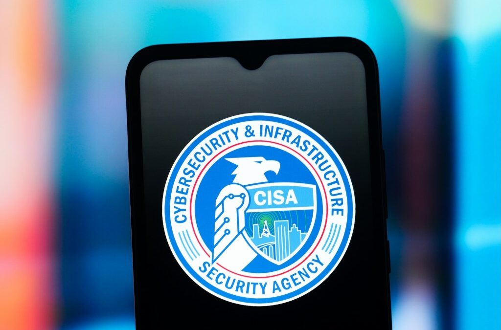 CISA logo on a smartphone