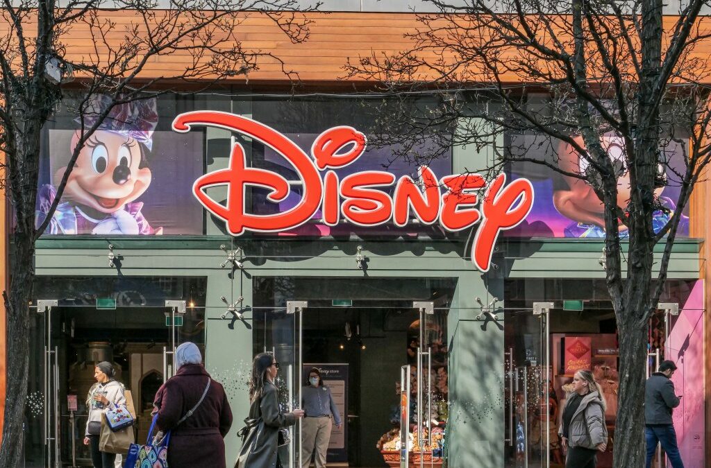 exterior of Disney store