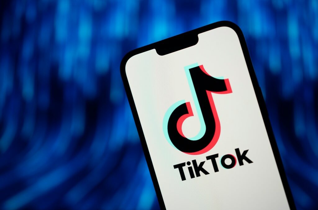 The TIkTok logo is seen in this photo illustration.