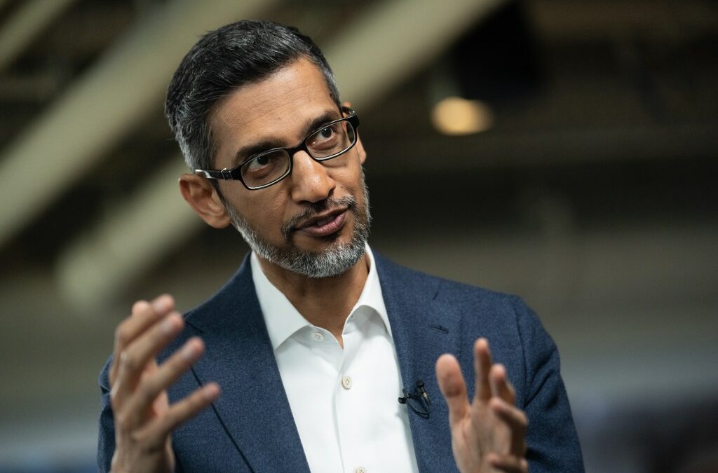 Sundar Pichai, chief executive officer of Alphabet