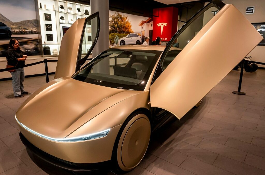 Tesla's Cybercab prototype
