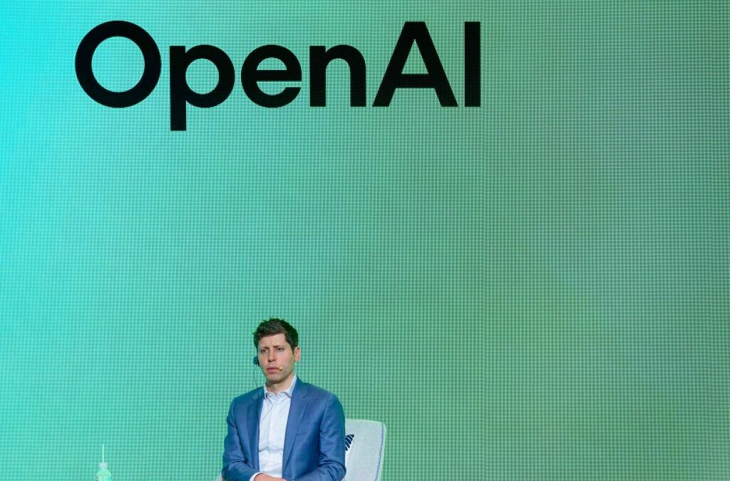 Open AI Chief Executive Officer Sam Altman speaks during the Kakao media day in Seoul.