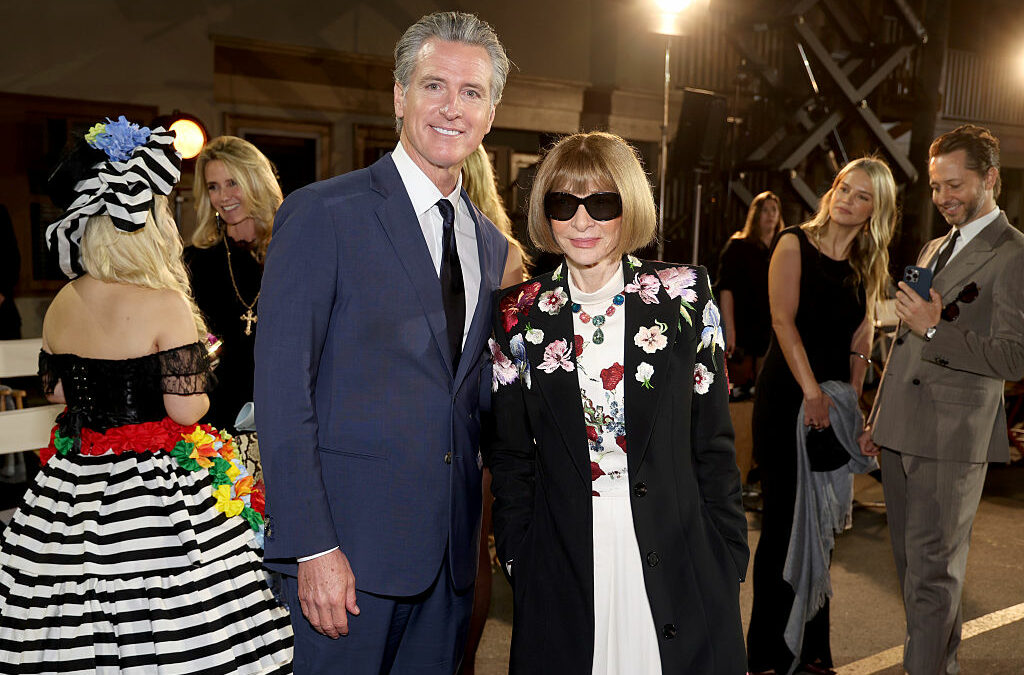 Gavin Newsom and Anna Wintour attend Vogue World: Hollywood 2025