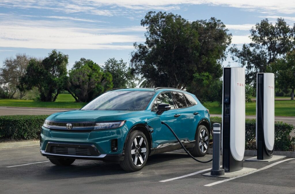 Honda Prologue at Tesla Supercharger1