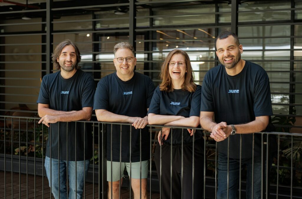 The June founding team: Ohad Hen, Barak Goldstein, Efrat Rapoport, and Idan Tsitiat.