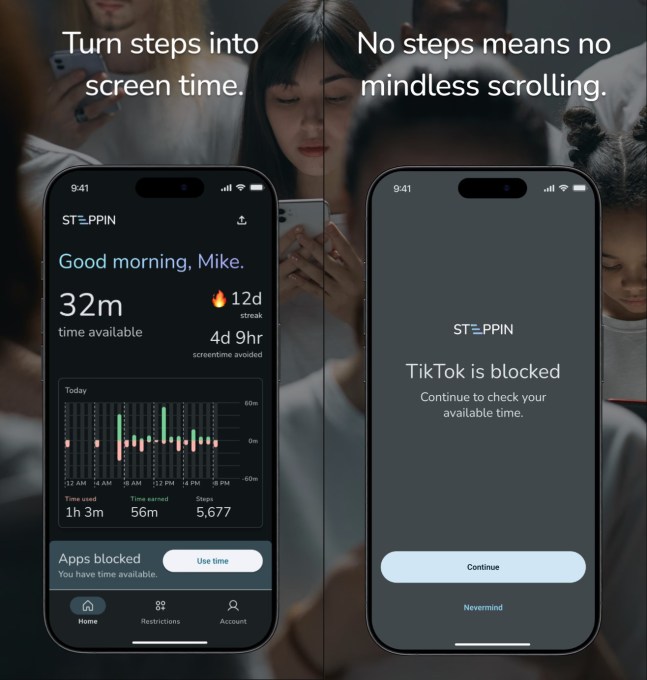 steppin Steppin app