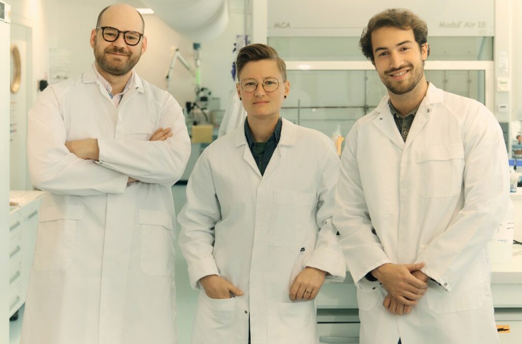 Syntetica - from left to right, Louis Monsigny, Ash Ward and Marco Bertone