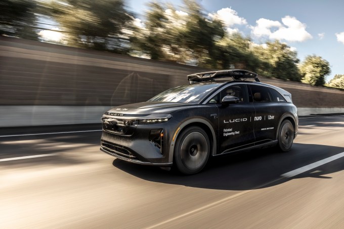 uber-lucid Uber/Lucid robotaxi